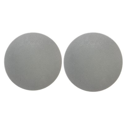 TIC MC6066 6.5'' Ceiling DVC(Dual Voice Coil) Speakers W/Magnetic Grill(Pair) Perfect for Damp and Humid Indoor/Outdoor Placement - Bath, Kitchen, Covered Porches. 6.5inch 8 / Pair (Magnetic Grill)