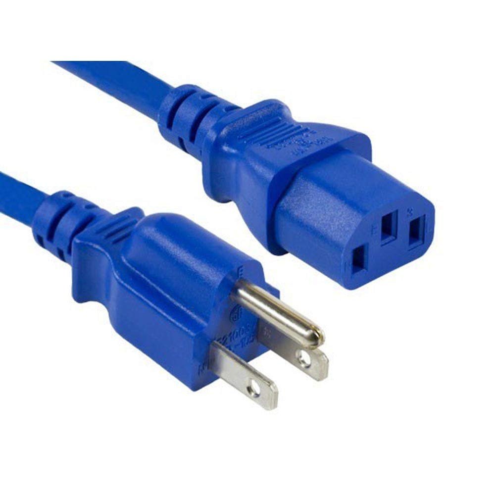 5-15P to C13 3FT Blue Power Cord