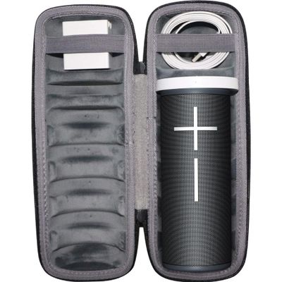 co2CREA Hard Travel Case Replacement for Ultimate Ears UE Boom 4 / Boom 3 Portable Speaker (Black case for Speaker & Charging Dock)