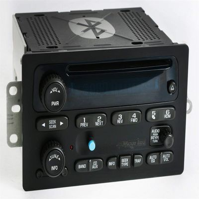 Chevy GMC 2005-09 Truck AMFM CD Player Radio Upgraded w Bluetooth Music 15850275 (Renewed)
