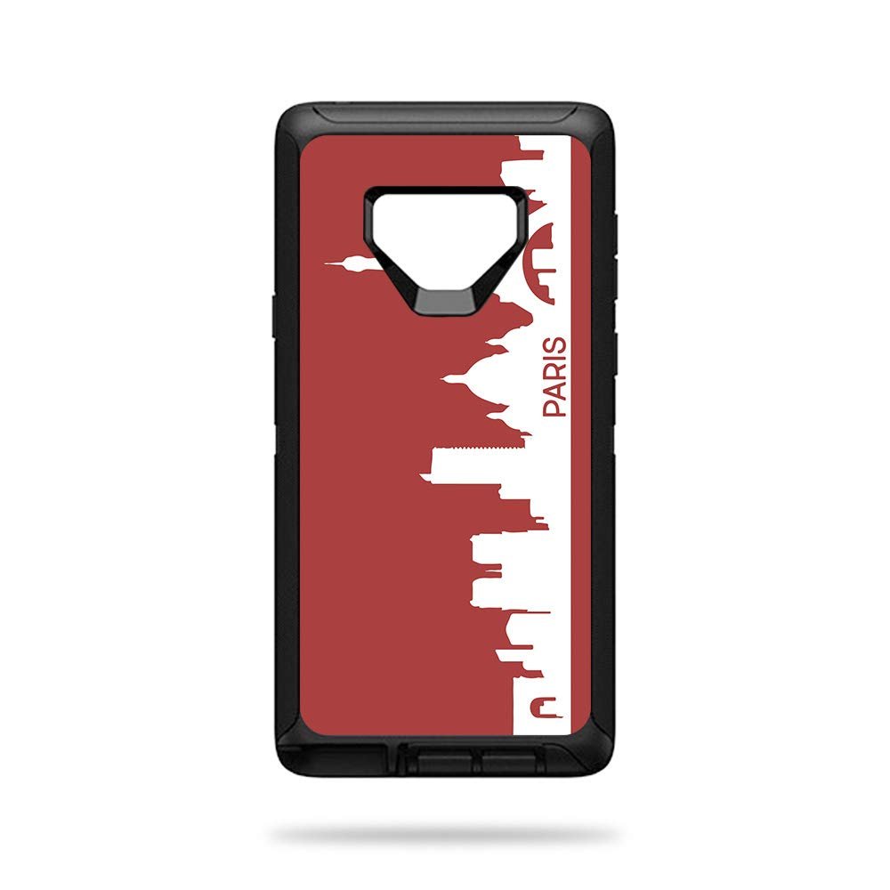 MightySkins Skin Compatible with OtterBox Defender Galaxy Note 9 - Paris | Protective, Durable, and Unique Vinyl Decal wrap Cover | Easy to Apply, Remove, and Change Styles | Made in The USA