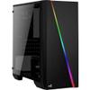 Aerocoo Micro ATX PC Case Black Black view 3