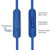 Aquelo Replacement Audio Cable Cord with Inline Mic and Volume Control Compatible with Beats by Dr Dre Headphones Solo/Studio/Pro/Detox/Wireless/Mixr/Executive/Pill, Blue view 2