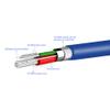 Aquelo Replacement Audio Cable Cord with Inline Mic and Volume Control Compatible with Beats by Dr Dre Headphones Solo/Studio/Pro/Detox/Wireless/Mixr/Executive/Pill, Blue view 3