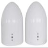 Rockville MAC90W Bundle: (4) 8 in White Aluminum Wakeboard Tower Speaker Pod Enclosures, (4) RWBC90 Neoprene Covers forTower Speakers, 8-Items view 3
