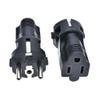 Toptekits Euro US Plug Adapter,USA NEMA 5-15R Receptacle to European EU Schuko CEE 7 Power Converter, US EU Plug Adaptor, European USA Plug Adapter Electrical Adapters,1-Pack (5-15R to Schuko) view 3