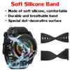 NotoCity Compatible Fenix 5S/6S/7S/8 43mm Watch Band - Quickfit Soft Silicone Replacement Strap (Black Buckle - 2pcs) view 3