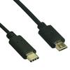 CableWholesale 3 feet USB 2.0 Cable, Black, Type C Male/Micro B Male Plug, 480mb C Male/Micro B Male USB Cable, USB Micro to USB C Cable, Type C to Micro USB Converter view 1