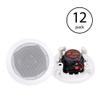 Pyle PDIC61RD 6.5" 200W in-Ceiling/Wall Speaker System, 12 Pack  2-Way Flush Mount Home Audio Speakers, White view 2