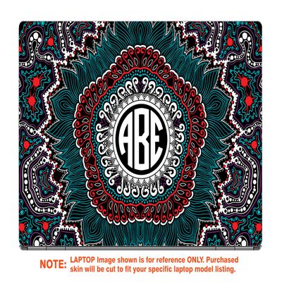 Decalrus - Protective Decal for The Lenovo Legion Y530 (15.6" Screen) Laptop with Customized Monogram LElegionY530-Monogram16