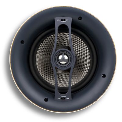 Micca Reference Series R-8C 8-Inch Rimless In-Ceiling Speaker (Each, White) (Renewed)