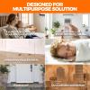 Holikme Door Draft Stopper 2-Pack, Under Door Seal for Bottom Gap Filler view 4