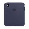 Apple Silicone Case (for iPhone Xs Max) - Midnight Blue view 2