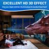 3D Glasses, Active Shutter Rechargeable Eyewear for 3D DLP-Link Projectors Cocar Toumei - Pack of 2 view 3