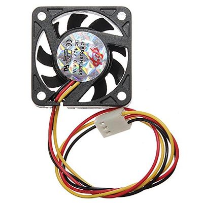 Ochoos 3 Pins 40x40x10mm 12V 0.1A Heat Sink Cooler CPU Cooling Fan PC Computer