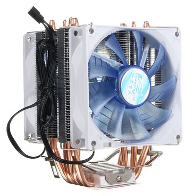 Ochoos 92mm 3 Pin Blue LED Copper CPU Cooler Cooling Fan Heat Sink for Intel LGA775/1156/1155 AMD AM2/2+/3