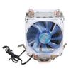 Ochoos 92mm 3 Pin Blue LED Copper CPU Cooler Cooling Fan Heat Sink for Intel LGA775/1156/1155 AMD AM2/2+/3 view 4