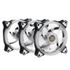 Ochoos 3PCS DC 12V RGB LED Adjustable Cooling Fan with Remote Controller for PC Cooling view 1