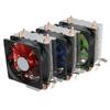 Ochoos 9cm LED 3 Pin CPU Cooling Fan Cooler Heat Sink for Intel LAG/1155/1156 AMD 754/AM2/AM2+AM3/FM1 - (Color: Red) view 3