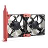 Ochoos Universal PC 12V 8CM Double PCI Mount VGA Graphic Card Cooler Silence Cooling Fan view 2