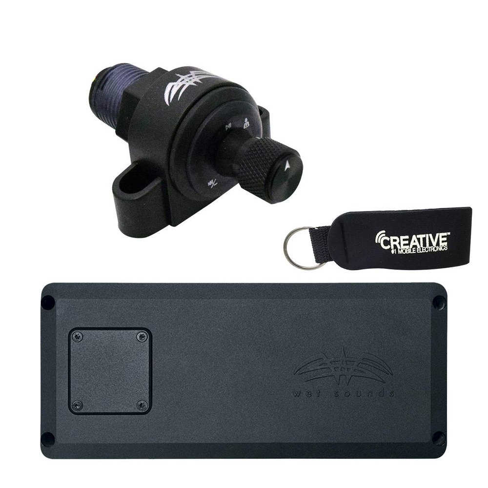 Wet Sounds STX-Micro-4 Powersports 4-Channel Amp with WW-BTVC Bluetooth Receiver/Controller