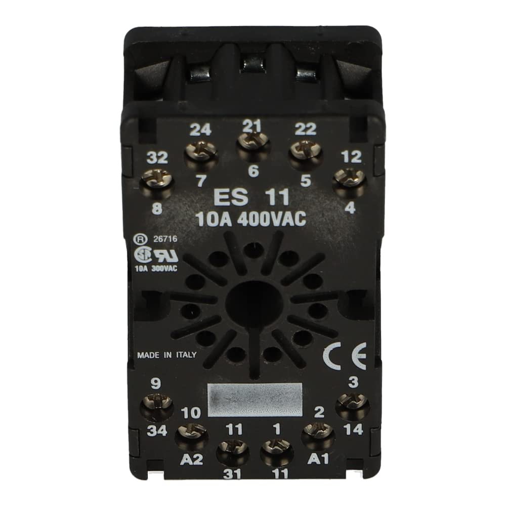 B11 Zoccolo UNDECAL | B11 | AECO DIN Rail/Surface MOUNTING Socket for CRTP