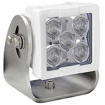VisionX Imtra Offshore 5-LED Marine Deck Light 11-65VDC, 35W, 60, White Finish, IP68/69K (ILBMW070560)