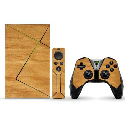 MightySkins Skin Compatible with NVIDIA Shield TV (2017) Pro - Birch Grain | Protective, Durable, and Unique Vinyl Decal wrap Cover | Easy to Apply, Remove, and Change Styles | Made in The USA