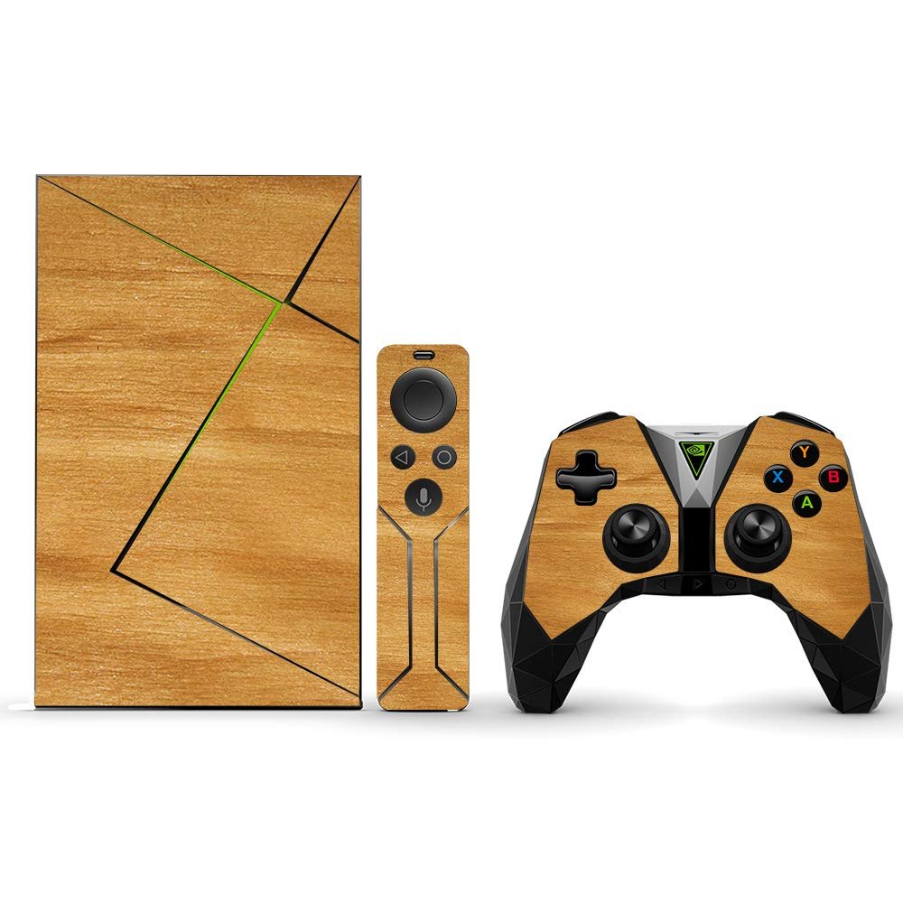 MightySkins Skin Compatible with NVIDIA Shield TV (2017) Pro - Birch Grain | Protective, Durable, and Unique Vinyl Decal wrap Cover | Easy to Apply, Remove, and Change Styles | Made in The USA