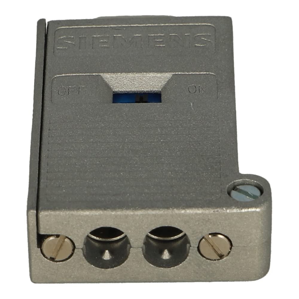 6GK1500-0EA02 | SIEMENS PROFIBUS Bus Connector, RS485, AXIAL Cable Outlet, Metal Enclosure