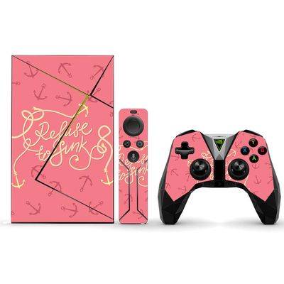 MightySkins Skin Compatible with NVIDIA Shield TV (2017) Pro - Refuse to Sink | Protective, Durable, and Unique Vinyl Decal wrap Cover | Easy to Apply, Remove, and Change Styles | Made in The USA