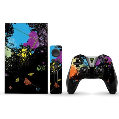 MightySkins Skin Compatible with NVIDIA Shield TV (2017) Pro - Splatter | Protective, Durable, and Unique Vinyl Decal wrap Cover | Easy to Apply, Remove, and Change Styles | Made in The USA