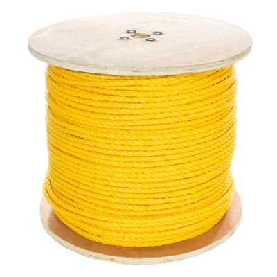 Paracord Planet Three Strand Twisted Polypropylene Rope Indoor and Outdoor Uses (5/16 Inch X 1200 Feet, Yellow)