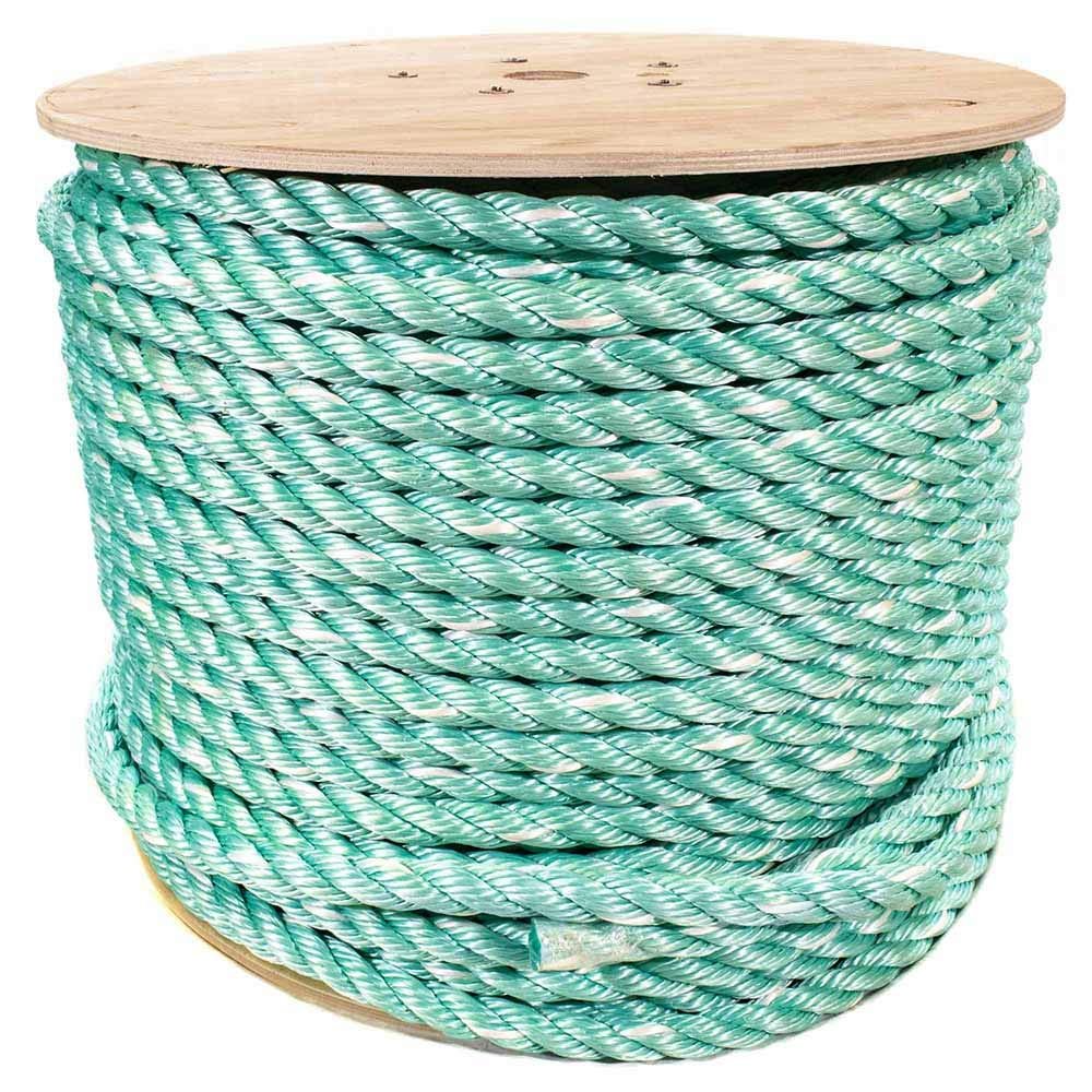 Paracord Planet Three Strand Twisted Polypropylene Rope  Indoor and Outdoor Uses (1 Inch X 100 Feet, Cobalt Blue)