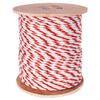Paracord Planet Three Strand Twisted Polypropylene Rope  Indoor and Outdoor Uses (5/16 Inch X 600 Feet, White/Red) view 1