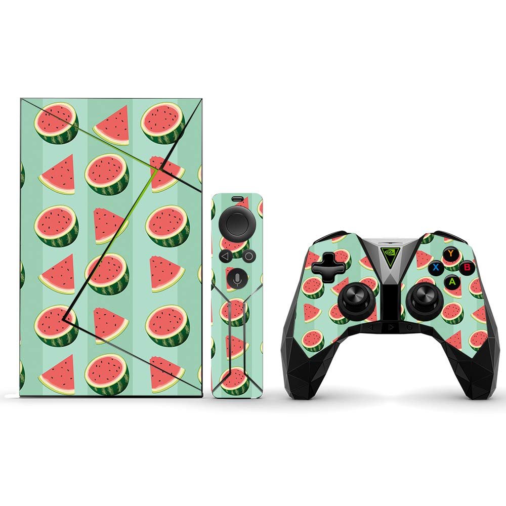MightySkins Skin Compatible with NVIDIA Shield TV (2017) Pro - Watermelon Patch | Protective, Durable, and Unique Vinyl Decal wrap Cover | Easy to Apply, Remove, and Change Styles | Made in The USA
