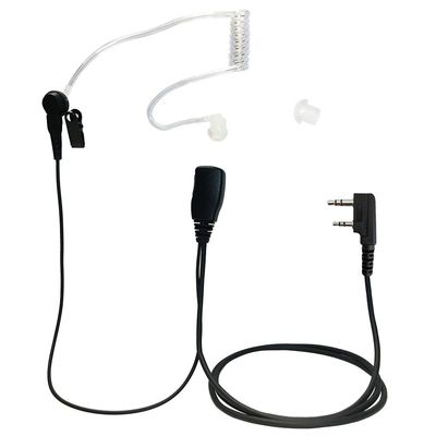 PROMAXPOWER 1.5-Wire Security & Surveillance Clear Acoustic Tube Earpiece Headset with PTT Button Mic Compatible with Kenwood, Baofeng & Retevis Radios H-777, BF-888s, UV-5R, UV-82, RT22, TK-360G