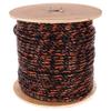 Paracord Planet Three Strand Twisted Polypropylene Rope  Indoor and Outdoor Uses (1/2 Inch X 600 Feet, Black with Orange Tracer) view 1
