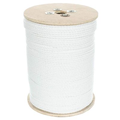 Paracord Planet Three Strand Twisted Polypropylene Rope Indoor and Outdoor Uses (3/16 Inch X 1200 Feet, White)