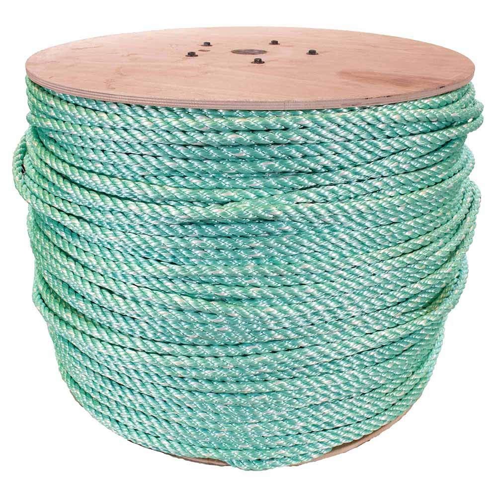 Paracord Planet Three Strand Twisted Polypropylene Rope Indoor and Outdoor Uses (1/4 Inch X 1200 Feet, Cobalt Blue)