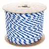 Paracord Planet Three Strand Twisted Polypropylene Rope  Indoor and Outdoor Uses (1/2 Inch X 500 Feet, White/Blue) view 1