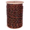 Paracord Planet Three Strand Twisted Polypropylene Rope  Indoor and Outdoor Uses (5/8 Inch X 100 Feet, Black with Orange Tracer) view 1