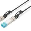 Digitus SFP+ DAC Cable - 10 Gbit/s - Compatible with HP & HPE - Network Cable - 1 m - Direct Attach Cable - Direct Attach Copper - AWG30 Twinax - Black view 4