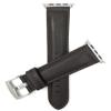 Bandini Replacement Watch Band for Apple Watch 42mm/44mm, Brown, Extra Long (XL), Leather, Mat, Tone-on-Tone Stitching, Fits Series 6, 5, 4, 3, 2, 1 view 1