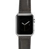 Bandini Replacement Watch Band for Apple Watch 42mm/44mm, Brown, Extra Long (XL), Leather, Mat, Tone-on-Tone Stitching, Fits Series 6, 5, 4, 3, 2, 1 view 2