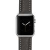Bandini Replacement Watch Band for Apple Watch 38mm/40mm, Brown, Classic Leather Buffalo Pattern, White Stitching, Fits Series 6, 5, 4, 3, 2, 1 view 2