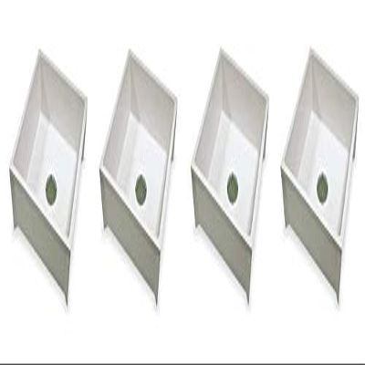 Mustee 63M Durastone Material Mop Sink, White (4-(Pack))