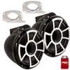 Wet Sounds REV10 Black 10" Tower Speakers with Mini Fixed Clamps - Fits 1" to 1 7/8" Pipe view 1