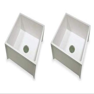 Mustee 63M Durastone Material Mop Sink, White (2-(Pack))