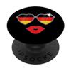 German Flag Heart Sunglasses Lips Germany Colors view 1